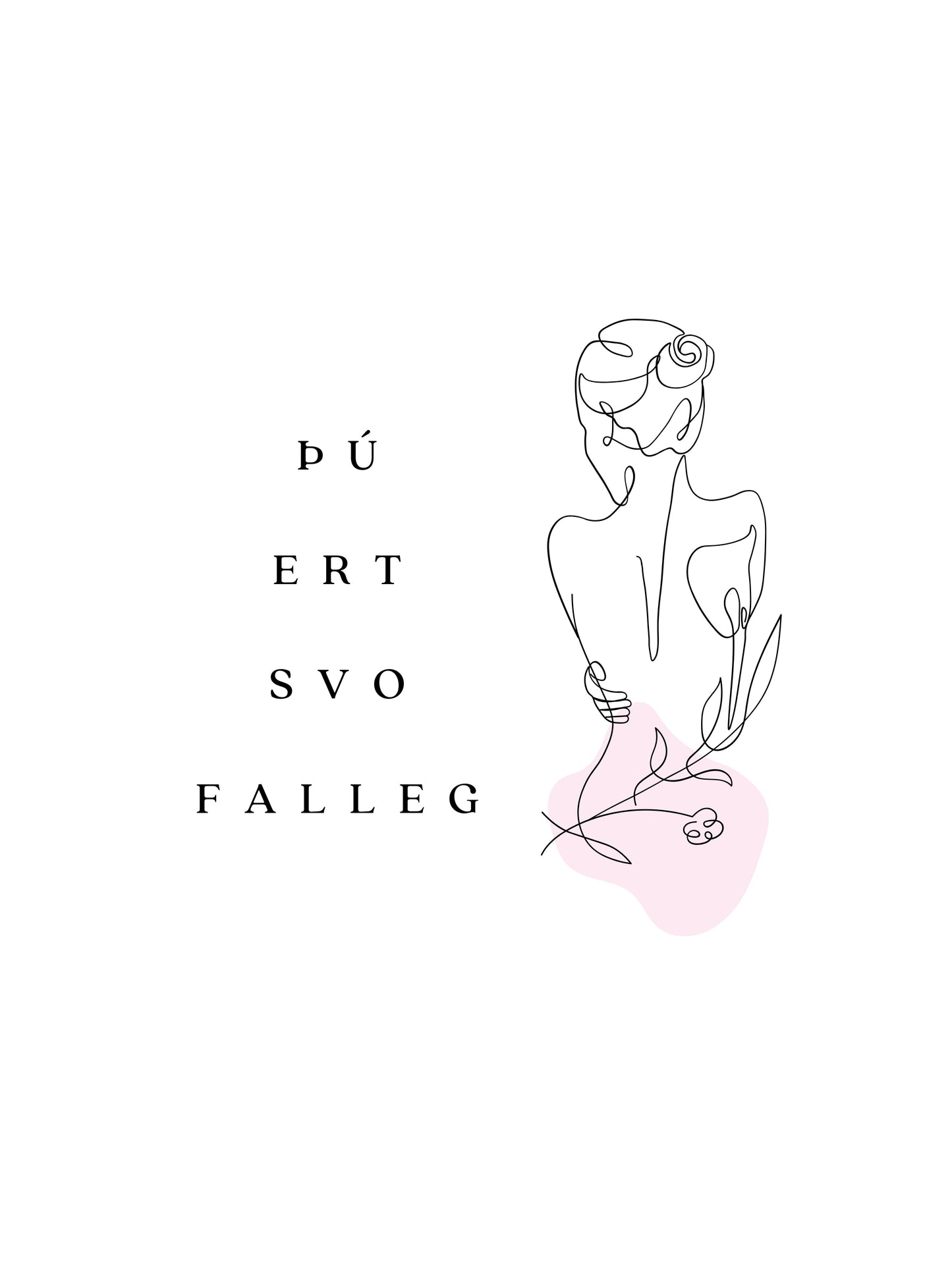 Þú ert svo falleg- Plakat