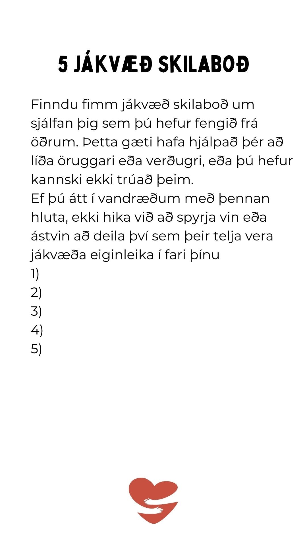 Betra sjálfstraust (einkatími, dáleiðsla og vinnubók)