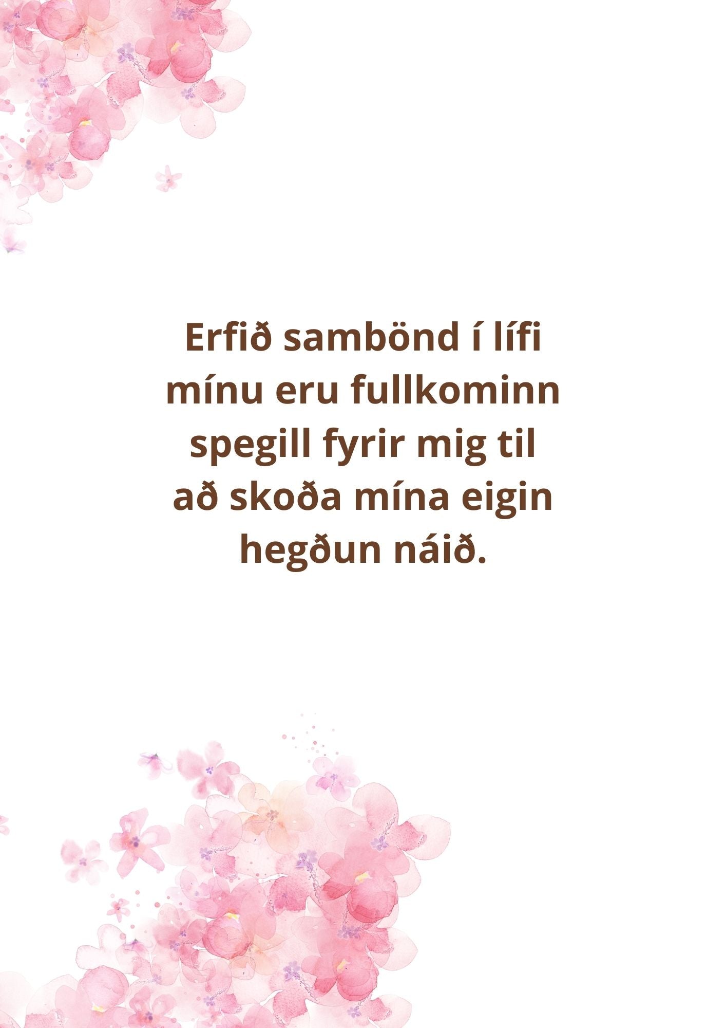 Betri sambönd (einkatími og vinnubækur)