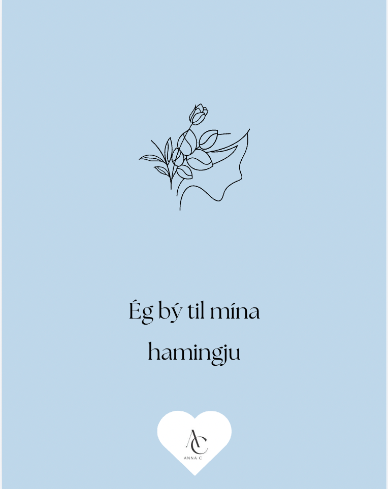 Besta ár lífs míns (vinnubók, dáleiðsla, vision board)